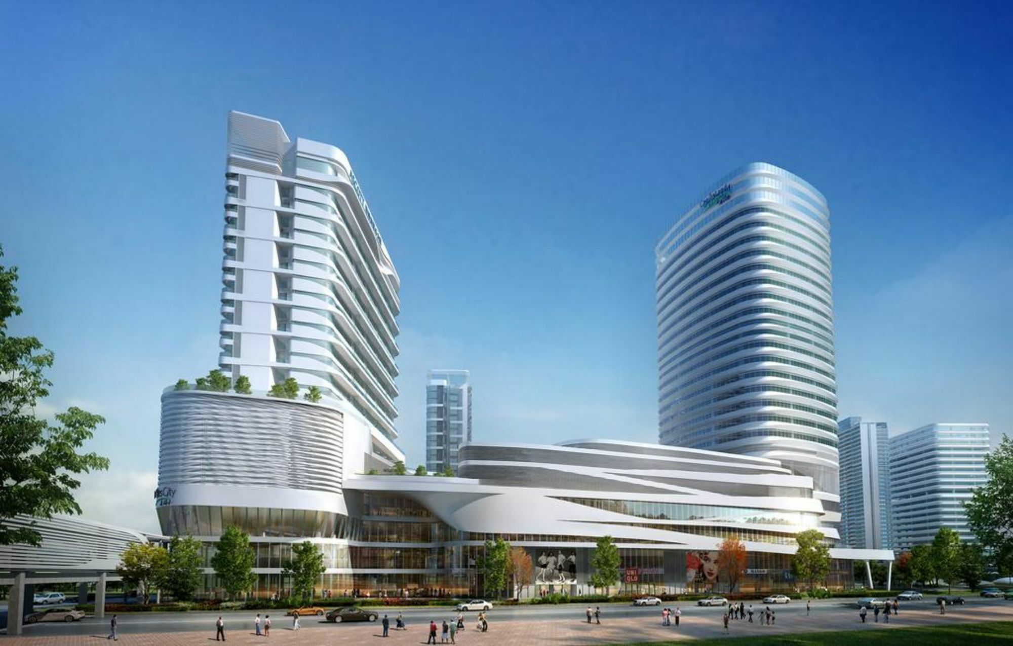 Ascott Raffles City Shenzhen Dış mekan fotoğraf
